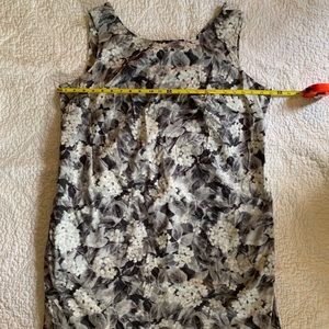 Talbots floral sleeveless sheath dress